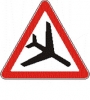 Предупреждающие знаки.Низколетящие самолеты