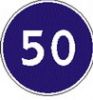 4.6 "Ограничение минимальной скорости"   ― Дорожные знаки